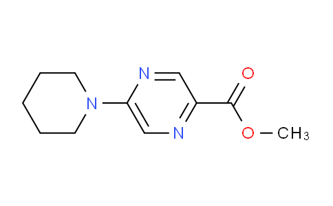 CAS No. 1017603-80-3, methyl 5-(piperidin-1-yl)pyrazine-2-carboxylate
