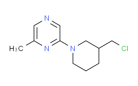 CAS No. 937795-92-1, 2-(3-(chloromethyl)piperidin-1-yl)-6-methylpyrazine