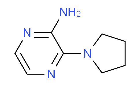 CAS No. 912773-12-7, 3-(pyrrolidin-1-yl)pyrazin-2-amine