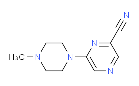 CAS No. 104169-57-5, 6-(4-methylpiperazin-1-yl)pyrazine-2-carbonitrile
