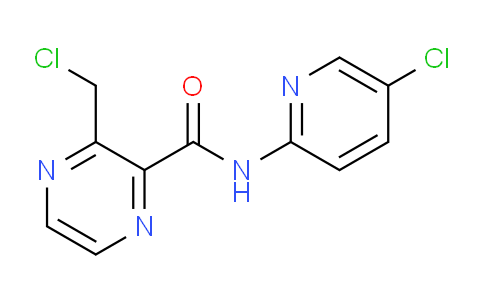 CAS No. 1122549-47-6, 3-(chloromethyl)-N-(5-chloropyridin-2-yl)pyrazine-2-carboxamide