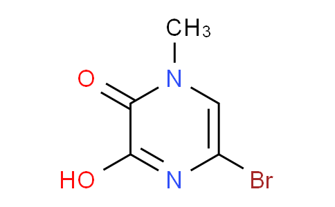 CAS No. 1133573-50-8, 5-bromo-3-hydroxy-1-methylpyrazin-2(1H)-one