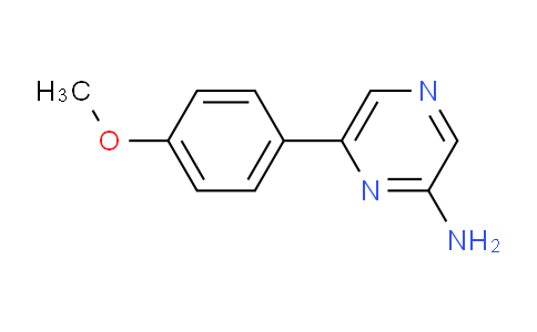 CAS No. 1159815-68-5, 6-(4-methoxyphenyl)pyrazin-2-amine
