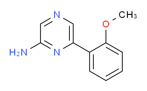 CAS No. 1159821-13-2, 6-(2-methoxyphenyl)pyrazin-2-amine