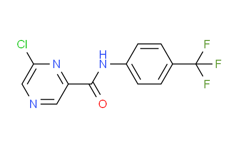CAS No. 1207552-59-7, 6-chloro-N-(4-(trifluoromethyl)phenyl)pyrazine-2-carboxamide