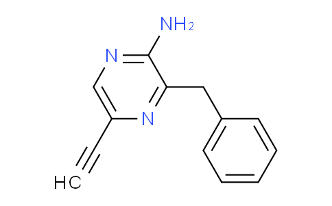 CAS No. 1268631-69-1, 3-benzyl-5-ethynylpyrazin-2-amine