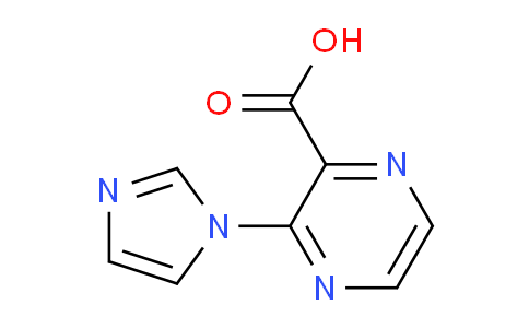 CAS No. 717848-23-2, 3-(Imidazol-1-yl)pyrazine-2-carboxylic acid