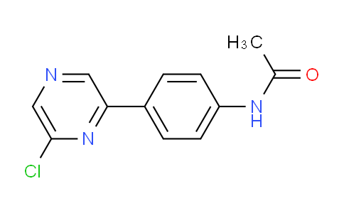 CAS No. 874143-25-6, N-(4-(6-chloropyrazin-2-yl)phenyl)acetamide