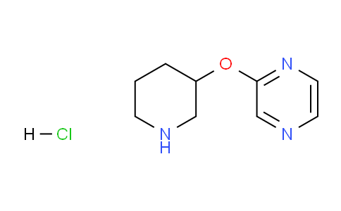CAS No. 1185312-42-8, 2-(piperidin-3-yloxy)pyrazine hydrochloride