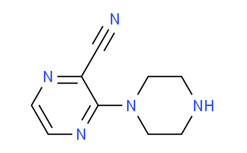 CAS No. 306935-30-8, 3-(Piperazin-1-yl)pyrazine-2-carbonitrile