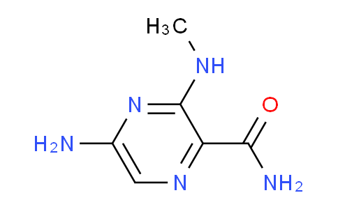 CAS No. 704-46-1, 5-amino-3-(methylamino)pyrazine-2-carboxamide