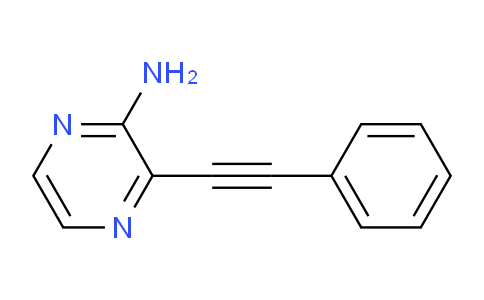 CAS No. 798544-32-8, 3-(phenylethynyl)pyrazin-2-amine