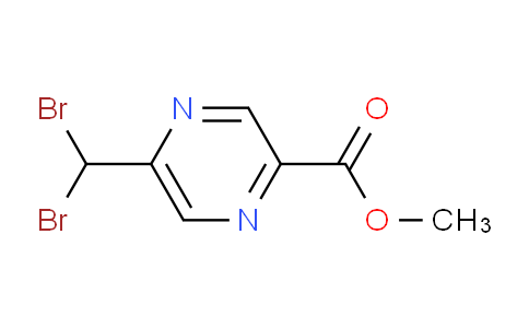 CAS No. 866327-72-2, Methyl 5-(dibromomethyl)pyrazine-2-carboxylate
