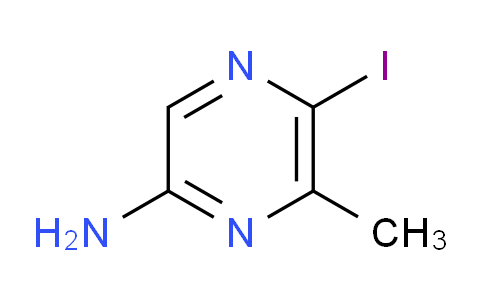 CAS No. 1823913-17-2, 5-Iodo-6-methylpyrazin-2-amine