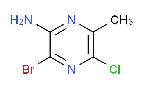 CAS No. 1823869-32-4, 3-Bromo-5-chloro-6-methylpyrazin-2-amine