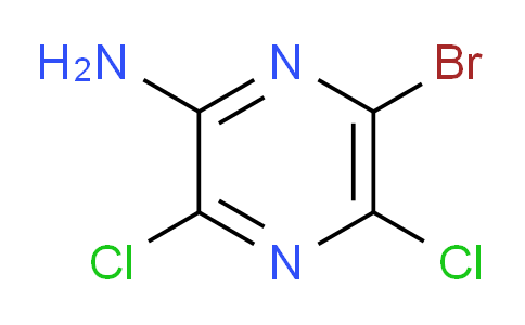 CAS No. 1823367-31-2, 6-Bromo-3,5-dichloropyrazin-2-amine