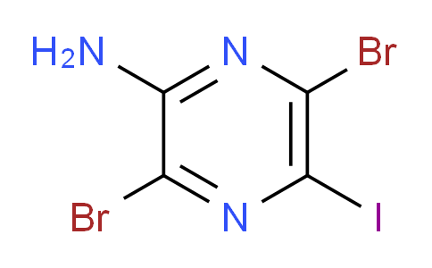 CAS No. 1823960-91-3, 3,6-Dibromo-5-iodopyrazin-2-amine