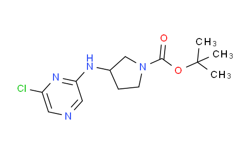 CAS No. 1184918-43-1, tert-Butyl 3-((6-chloropyrazin-2-yl)amino)pyrrolidine-1-carboxylate