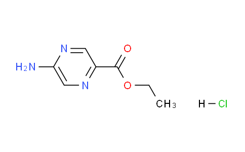 CAS No. 1187933-09-0, Ethyl 5-aminopyrazine-2-carboxylate hydrochloride
