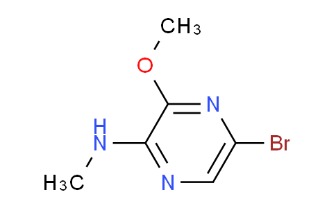 CAS No. 446286-73-3, 5-bromo-3-methoxy-N-methylpyrazin-2-amine