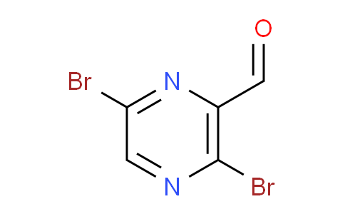 CAS No. 1270497-54-5, 3,6-Dibromopyrazine-2-carbaldehyde