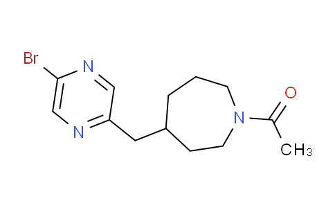 CAS No. 1316217-88-5, 1-(4-((5-Bromopyrazin-2-yl)methyl)azepan-1-yl)ethanone