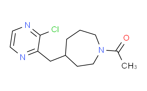 CAS No. 1316218-46-8, 1-(4-((3-Chloropyrazin-2-yl)methyl)azepan-1-yl)ethanone