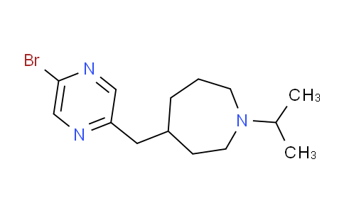 CAS No. 1316218-51-5, 4-((5-Bromopyrazin-2-yl)methyl)-1-isopropylazepane