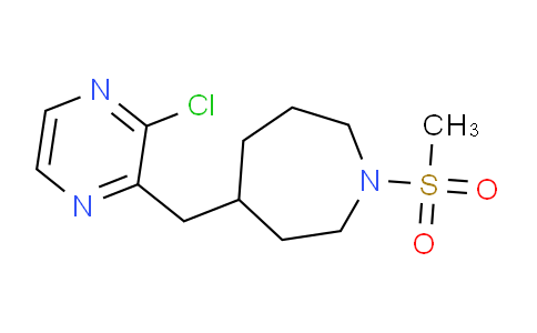 DY710867 | 1316219-27-8 | 4-((3-Chloropyrazin-2-yl)methyl)-1-(methylsulfonyl)azepane