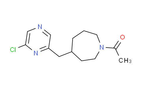 CAS No. 1316221-05-2, 1-(4-((6-Chloropyrazin-2-yl)methyl)azepan-1-yl)ethanone