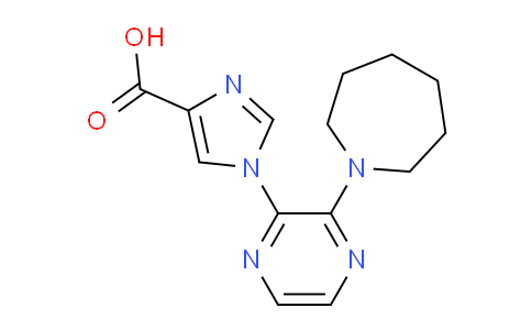 DY710873 | 1707566-46-8 | 1-(3-(Azepan-1-yl)pyrazin-2-yl)-1H-imidazole-4-carboxylic acid