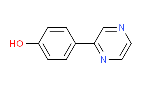 CAS No. 108030-86-0, 4-(Pyrazin-2-yl)phenol
