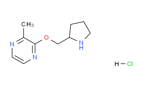 CAS No. 1261234-03-0, 2-methyl-3-(pyrrolidin-2-ylmethoxy)pyrazine hydrochloride