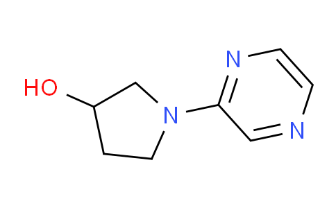 CAS No. 1261236-01-4, 1-(pyrazin-2-yl)pyrrolidin-3-ol