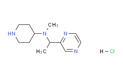 CAS No. 1289385-45-0, N-methyl-N-(1-(pyrazin-2-yl)ethyl)piperidin-4-amine hydrochloride