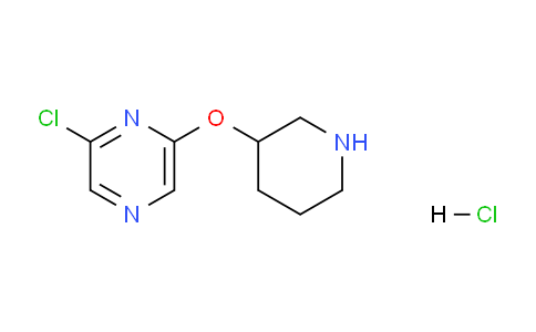 CAS No. 1220020-44-9, 2-Chloro-6-(piperidin-3-yloxy)pyrazine hydrochloride