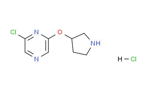 CAS No. 1219977-38-4, 2-Chloro-6-(pyrrolidin-3-yloxy)pyrazine hydrochloride