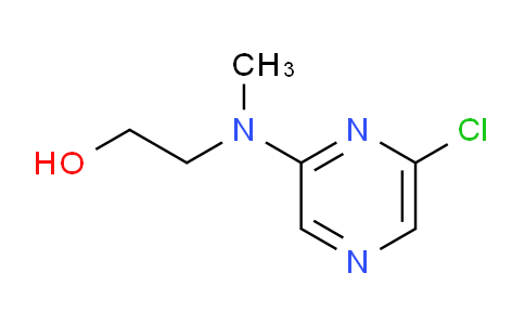 CAS No. 1219961-19-9, 2-((6-Chloropyrazin-2-yl)(methyl)amino)ethanol