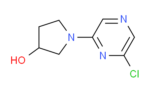 CAS No. 959239-43-1, 1-(6-Chloropyrazin-2-yl)pyrrolidin-3-ol