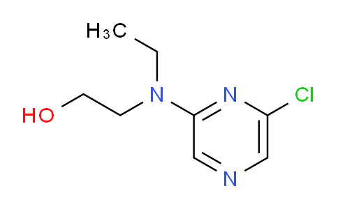 CAS No. 1219967-25-5, 2-((6-Chloropyrazin-2-yl)(ethyl)amino)ethanol