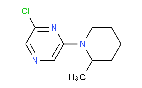 CAS No. 1219967-71-1, 2-Chloro-6-(2-methylpiperidin-1-yl)pyrazine
