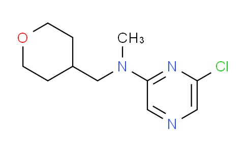 CAS No. 1219981-20-0, 6-Chloro-N-methyl-N-((tetrahydro-2H-pyran-4-yl)methyl)pyrazin-2-amine