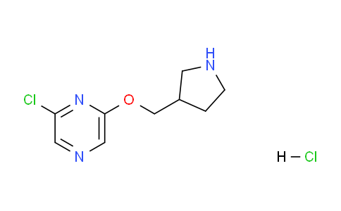 CAS No. 1219976-69-8, 2-Chloro-6-(pyrrolidin-3-ylmethoxy)pyrazine hydrochloride