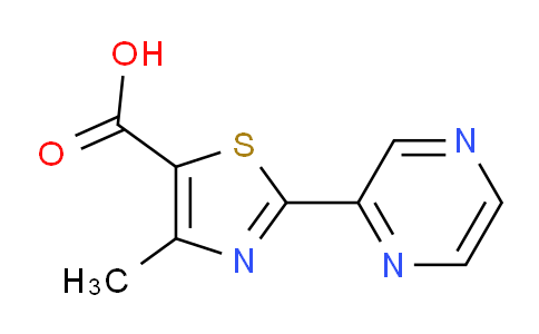 CAS No. 216959-92-1, 4-Methyl-2-(pyrazin-2-yl)thiazole-5-carboxylic acid