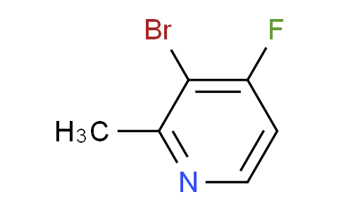 CAS No. 1211528-46-9, 3-Bromo-4-fluoro-2-methylpyridine