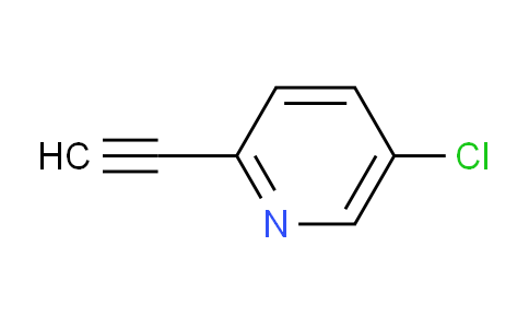 CAS No. 1196153-33-9, 5-Chloro-2-ethynylpyridine