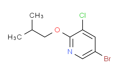 CAS No. 1289093-31-7, 5-Bromo-3-chloro-2-isobutoxypyridine