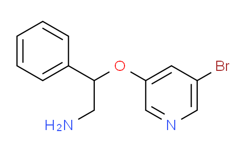 CAS No. 1468856-36-1, beta-[(5-Bromo-3-pyridyl)oxy]phenethylamine