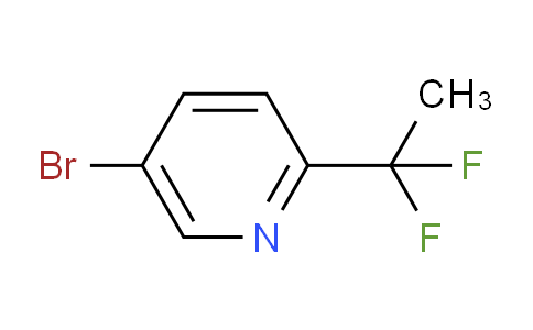 CAS No. 1256821-91-6, 5-Bromo-2-(1,1-difluoroethyl)pyridine