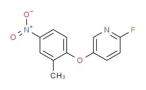 CAS No. 871020-78-9, 2-Fluoro-5-(2-methyl-4-nitrophenoxy)pyridine